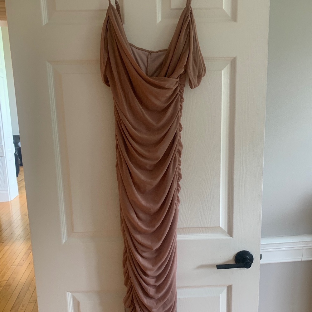 Off shoulder long dress